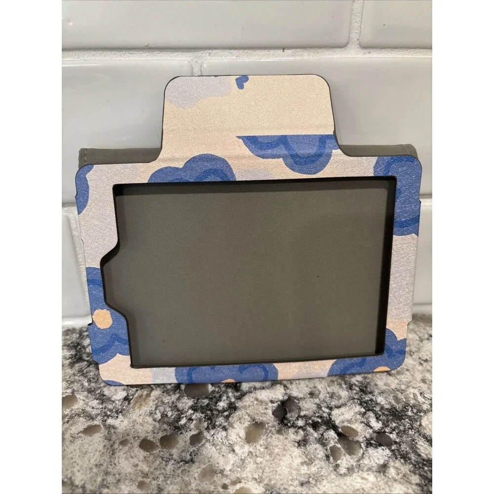 Kindle Case New‎ Blue Flowers with Hands Strap and Stand for Paperwhite